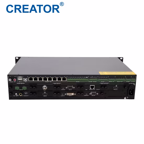 Programmable Multimedia Central Controller with Built-in Matrix Switcher Audio/Video Office Equipment