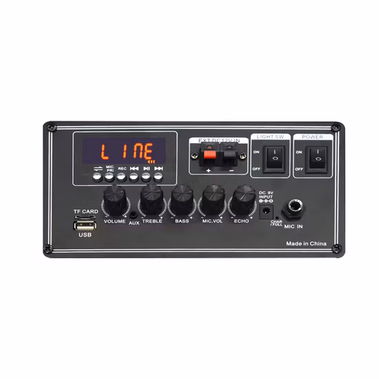 Temeisheng Wholesale Amazon Big Battery Bt Party Customize Fire Light Handle Active Loud Speaker Xs2-15