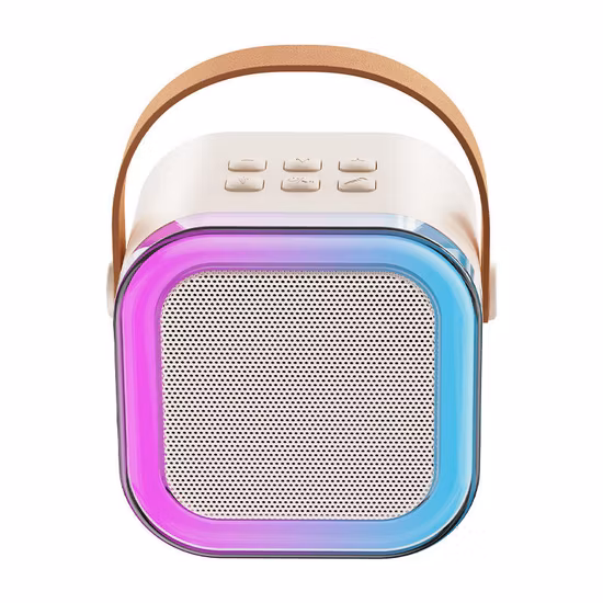 ファミリー KTV Bluetooth デュアル スピーカー LED 点滅ライト ワイヤレス屋外スピーカー