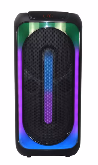 パーティー用サウンドシステム パーティースピーカー ホームシアターシステム DJ ポータブルワイヤレス PA スピーカー デュアル 8 インチトロリー Bluetooth スピーカー